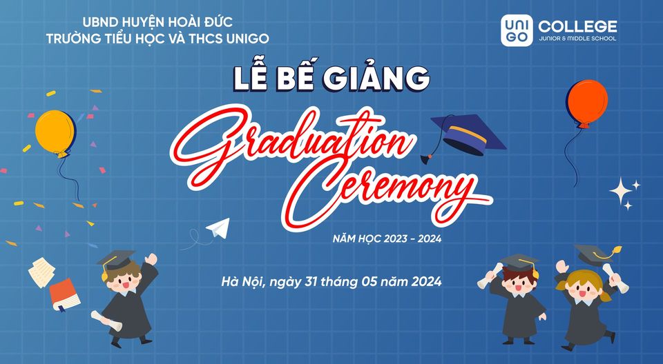 [THÔNG BÁO] LỄ BẾ GIẢNG NĂM HỌC 2023-2024